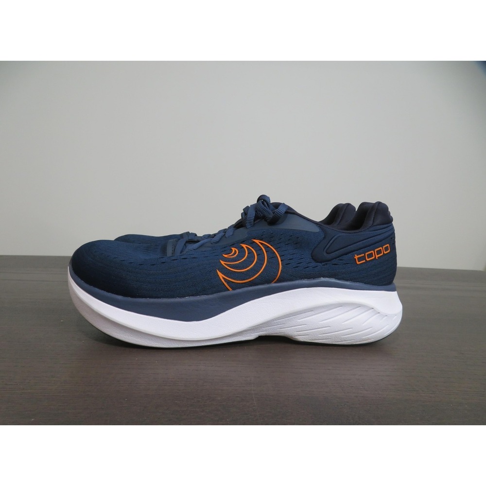 Topo Atmos 2 Shoes Mens Size 10.5 Blue Orange Running Athletic Sneakers Athletic